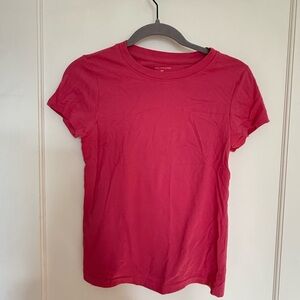 Saks Fifth Avenue Women's Crew Neck Tee in Hot Pink